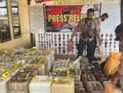 Polres Muna Sita 2,3 Ton Miras Tradisional