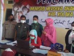 Nur Rahman Pantau Vaksinasi Anak di Kolut
