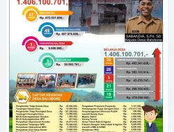 APB Desa Balbone Prioritaskan Pembangunan Tambatan Perahu