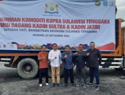 Kadin Sultra Kirim 28 Ton Kopra ke Surabaya