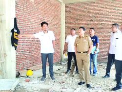 Bupati Butur Kembali Tinjau Pembangunan Rehabilitasi Pasar Minaminanga