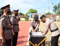 Sejumlah Pejabat Polres Baubau Berganti