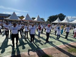 PLN dan Stakeholder Meriahkan Jalan Sehat HUT ke-25 BUMN