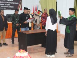 KPU Muna Lantik Sitti Juniati sebagai PAw PPS Desa Loghiya Kecamatan Lohia
