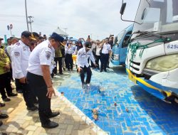 Pemkab Konkep Bersama BPTD Sultra Launching Damri Trayek Langara-Sawaea