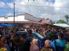 Ribuan Masyarakat Mubar Sambut Kedatangan Presiden RI Joko Widodo