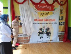 Bawaslu Mubar Launching Posko Kawal Hak Pilih, Ini Tujuannya