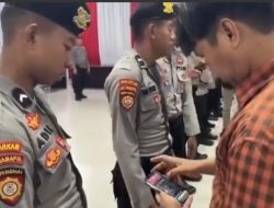 Handphone Personel Polresta Kendari Diperiksa, Cegah Judi Online