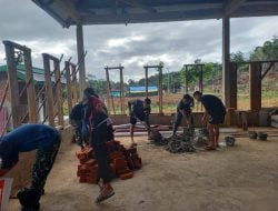 Kodim 1430 Konut Kebut Penyelesaian Progres Sasaran Fisik dan Non-Fisik di Desa Aseminunulai