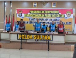 Polda Gelar Pengambilan Sumpah dan Teken Pakta Integritas Seleksi PKP