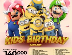 Claro Kendari Tawarkan Paket Ultah untuk Anak Tema Mariobros dan Minion