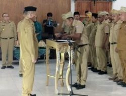 Bupati Butur Lantik 40 Pj Kepala Desa