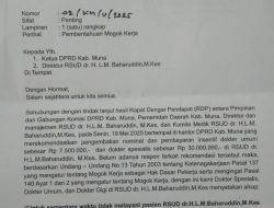 Puluhan Dokter Spesialis dan Umum di Muna Mogok Kerja Hari Ini