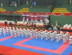 Tim Karate Polda Sultra Sabet Empat Medali di Kejurnas Karate Piala Kapolri 2025
