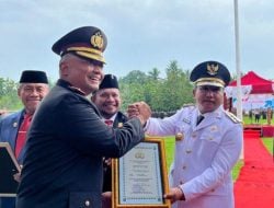 Dimomen HUT ke-79 Bhayangkara, Polri Berikan Penghargaan kepada Bupati Mubar