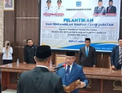Camat Napabalano Dilantik Jadi Sekwan Muna