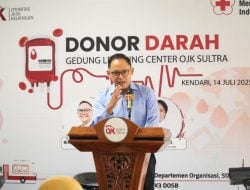 OJK Sultra Gelar Donor Darah sebagai Wujud Nyata Implementasi Program K3