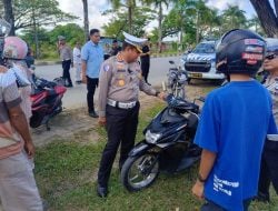 Ditlantas Polda Sultra Gelar Operasi Patuh Anoa 2025, 46 Pelanggaran Terjaring di Hari ke-12